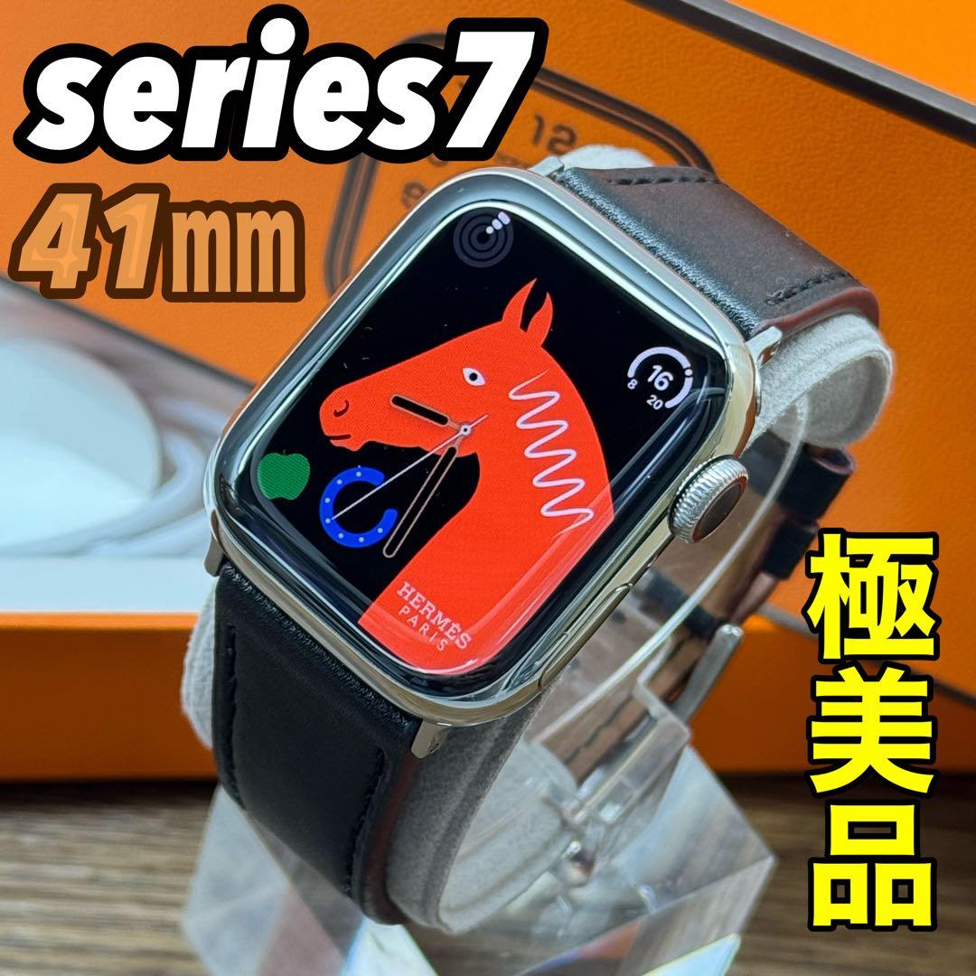2495 極美品　Apple Watch series7 シルバー　セルラー