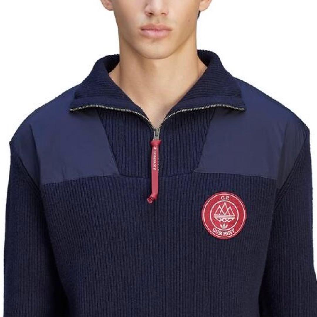 シーピーカンパニー x アディダス スペツィアル ハーフジップ 2XL 紺色