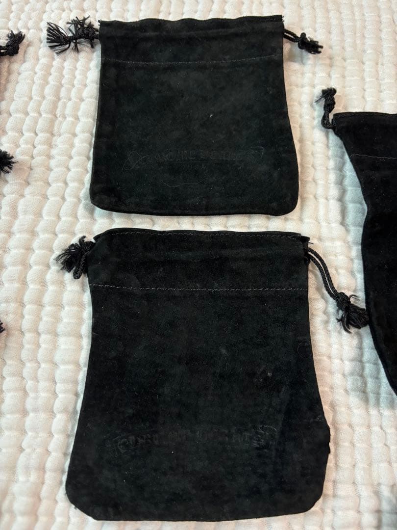 クロムハーツ】皮袋30枚 シルバー磨き 紙袋