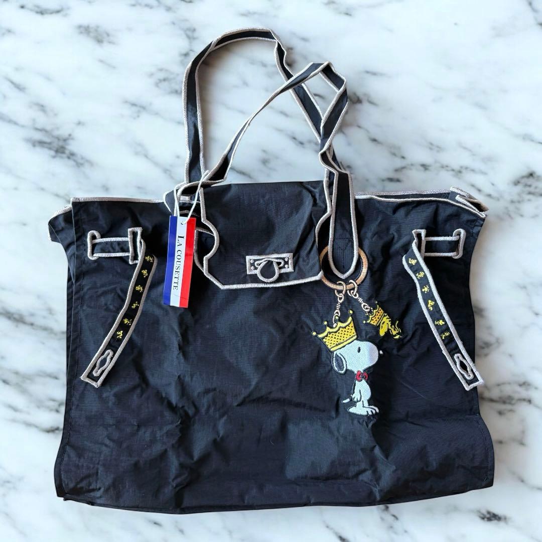 LA COUSETTE（ラクゼット）× スヌーピー コラボバッグ L エコバッグ
