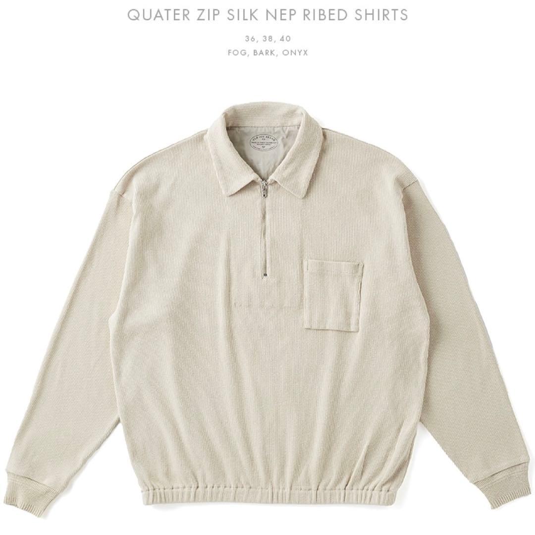 定価3万: Old Joe SILK NEP RIBED SHIRTS
