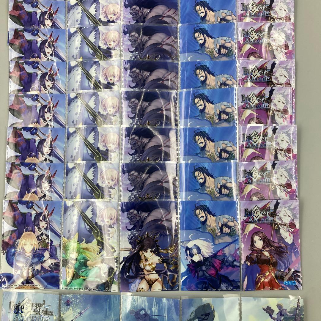 Fate/grand order arcade 5連スリーブ 2種類 - メルカリ