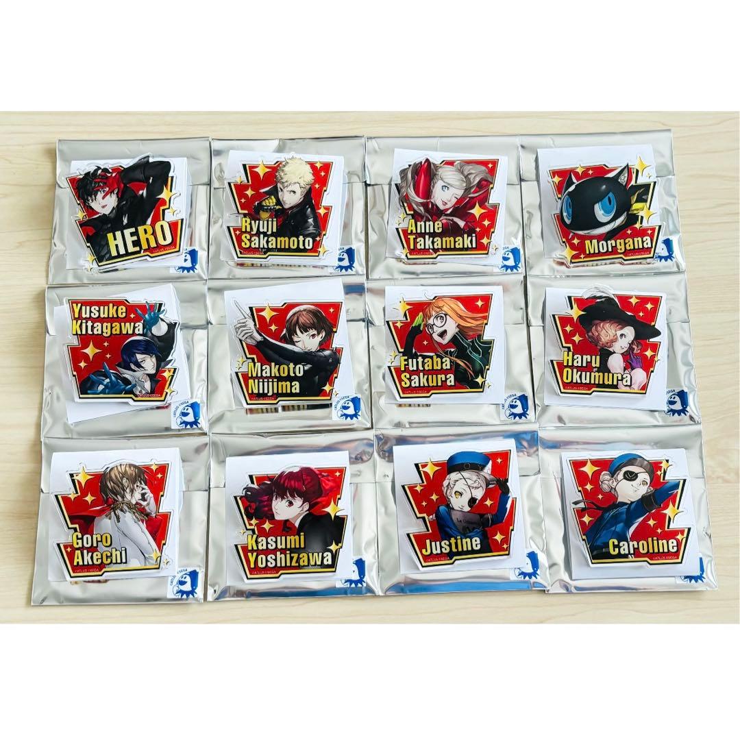 ペルソナ5 ザ・ロイヤル ふぉーちゅん☆アクリルバッジ 全12種 主人公 雨宮蓮 肩ズンFig ペルソナ5 ザ・ロイヤル vol.1 ジョーカ主人公 雨宮蓮