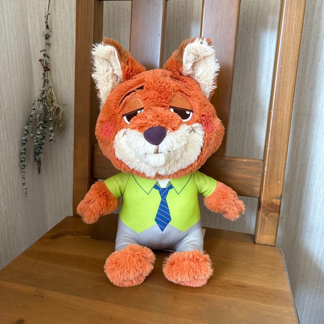 ディズニー ズートピア ニック ぬいぐるみ FUKU FUKU タグ付き未使用