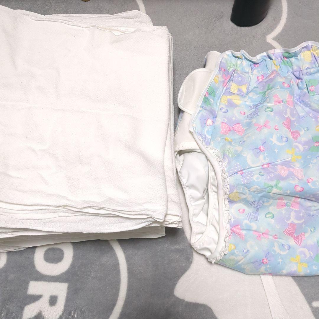 布おむつ　おむつカバー　セット
