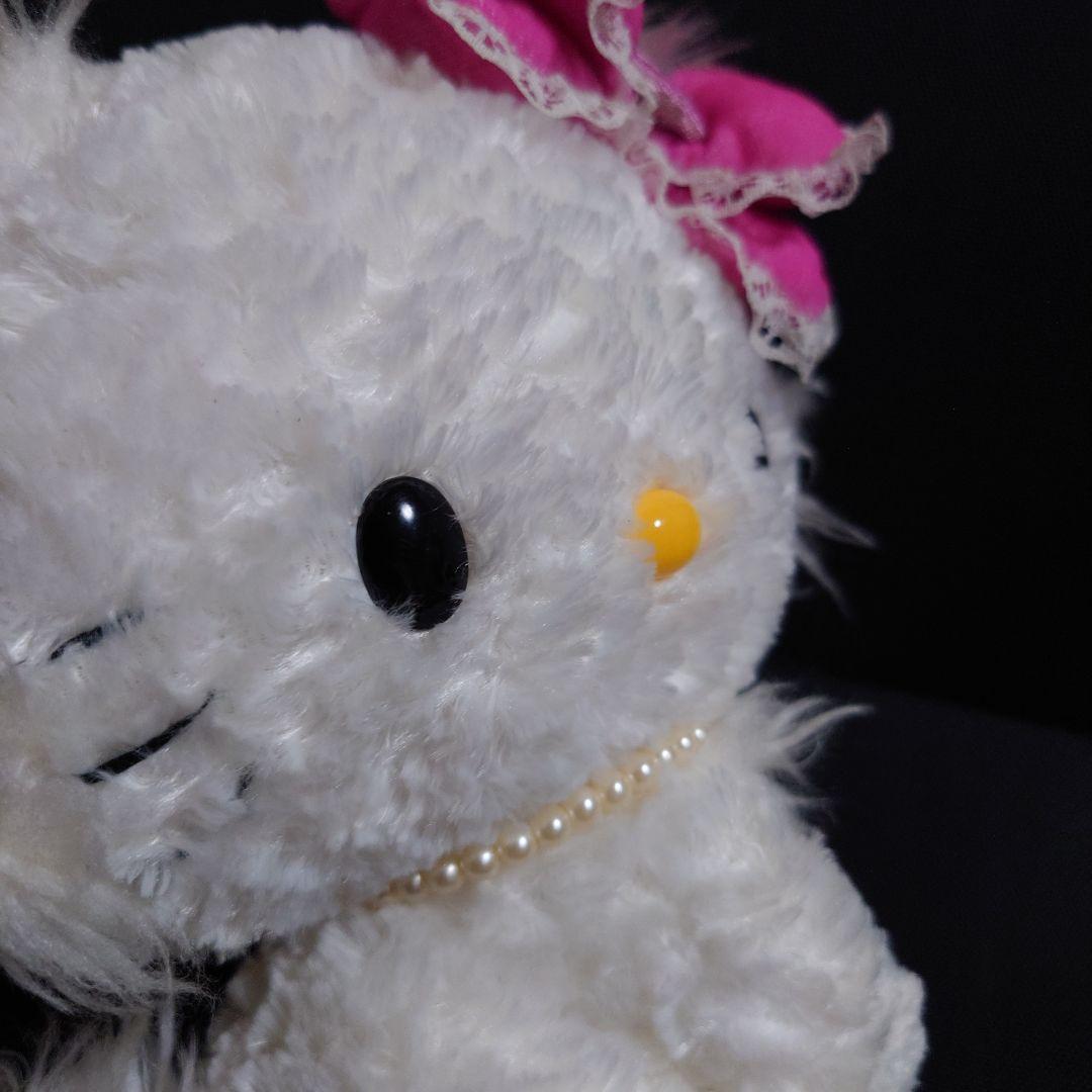 希少 初期 サンリオ チャーミーキティ ぬいぐるみ ベロアリボン 刺繍