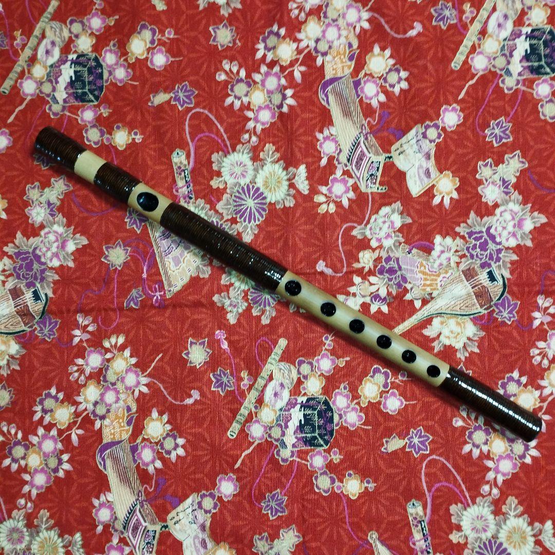 高麗笛　入門用 吹物 高麗笛 合竹製・樹脂製 高麗笛 煤竹調合竹・紐巻 | 武蔵野楽器