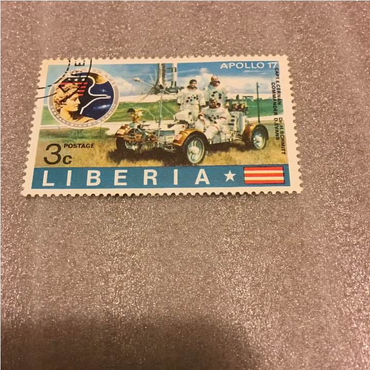 リベリア  切手  消印有り
