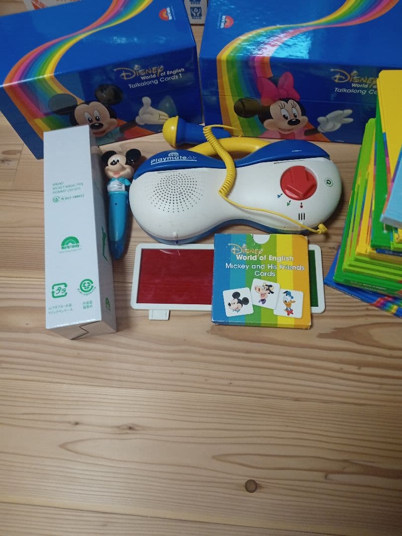 ディズニー英語システム 音声ペンと教材セット 中古購入】ほぼフルセット！？dwe(ディズニー英語システム)を購入
