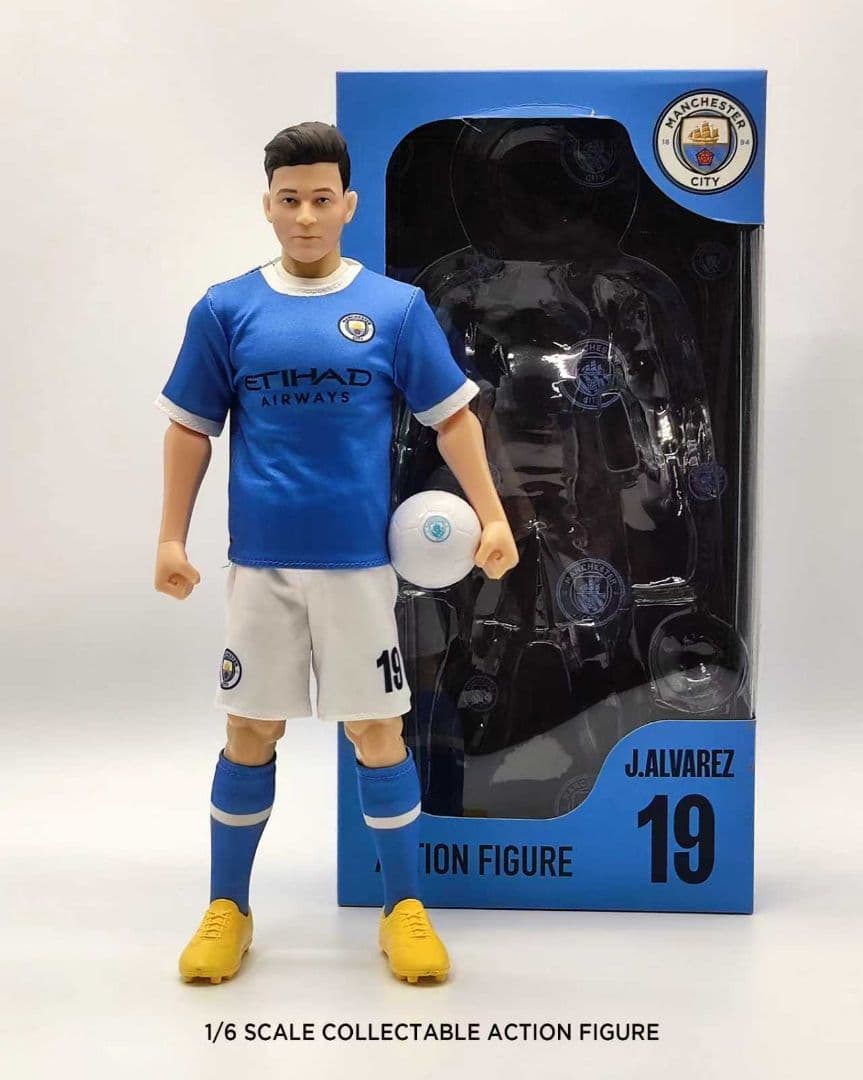 Manchester city J.ALVAREZ 19 サッカー選手　1/6