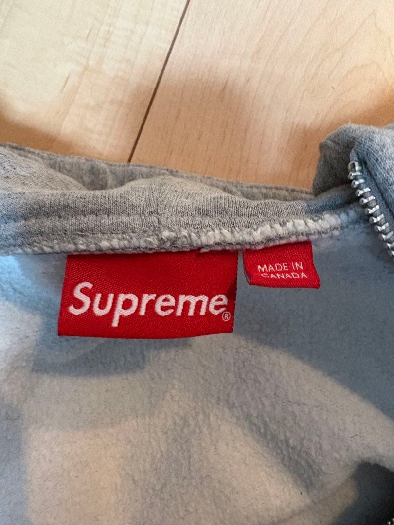 MサイズSUPREMEジップパーカー16AW Old English Hood - メルカリ
