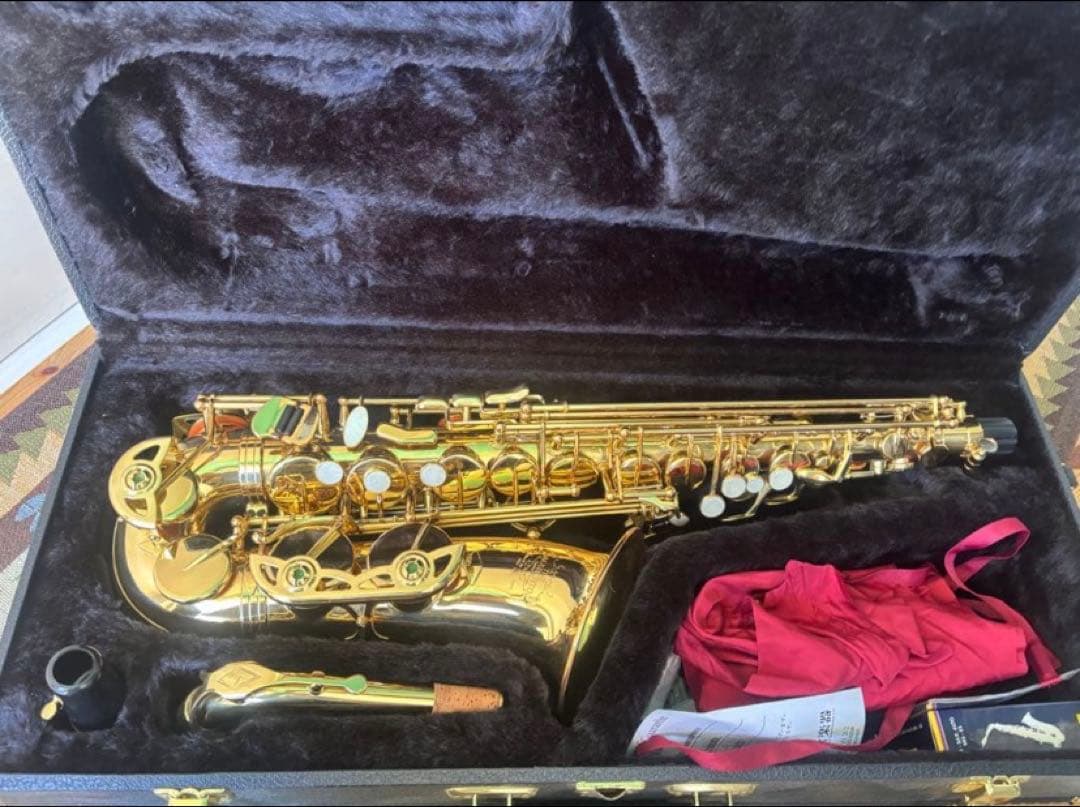 アルトサックス ゴールド仕上げ