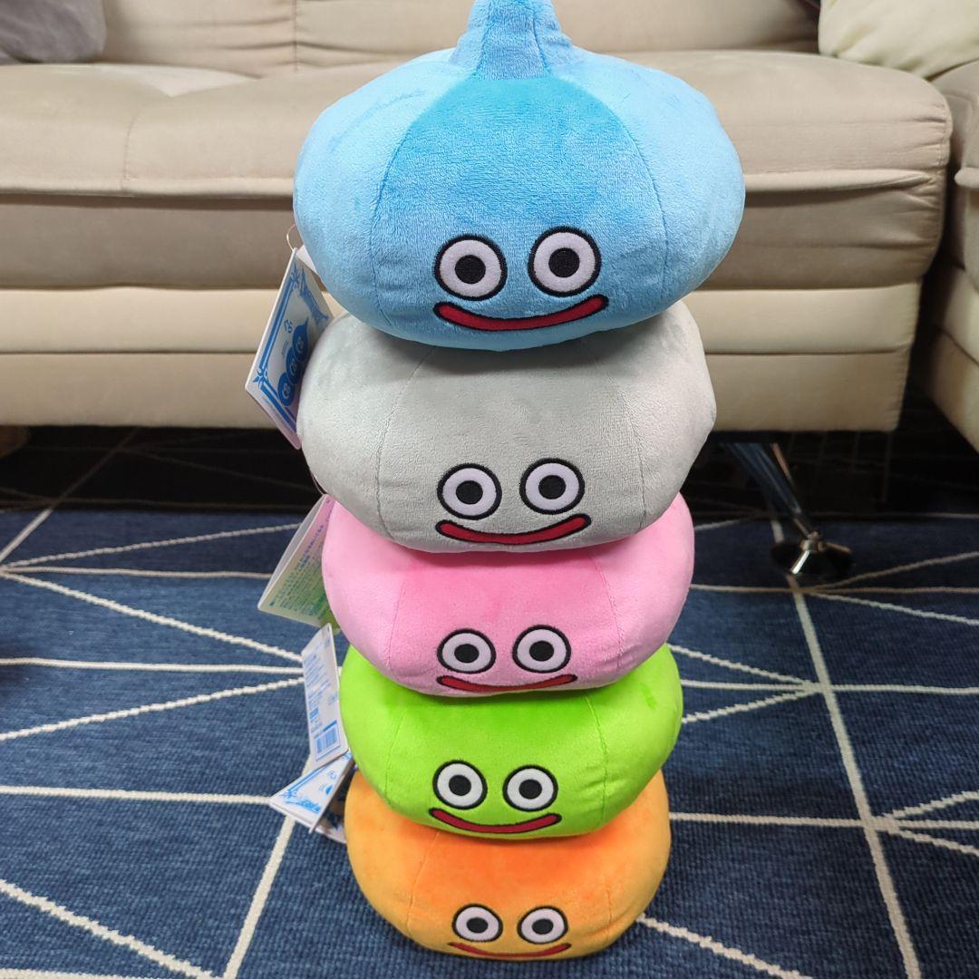 [新品未使用]ドラゴンクエスト AM かさなるぬいぐるみ 全5種セット Dピーチスライム】ドラゴンクエスト AM かさなるぬいぐるみ ～カラフル