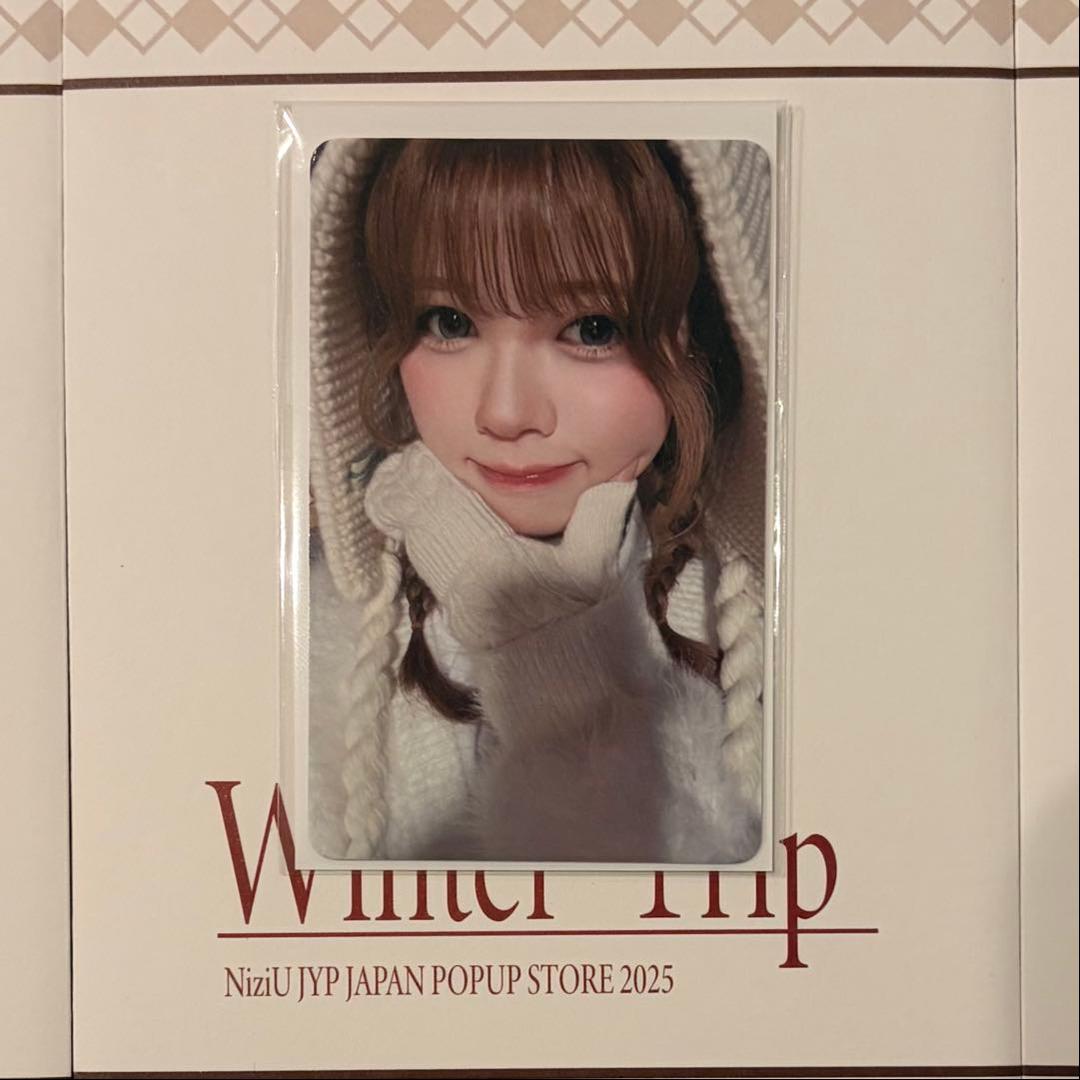 NiziU リク ポップアップ 1万円特典トレカ winter trip - メルカリ