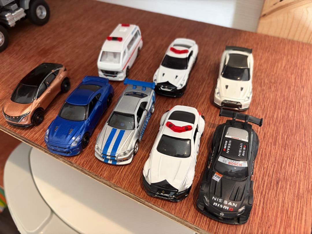 ミニカー 8台セット スポーツカー・救急車・レーシングカー トミカ