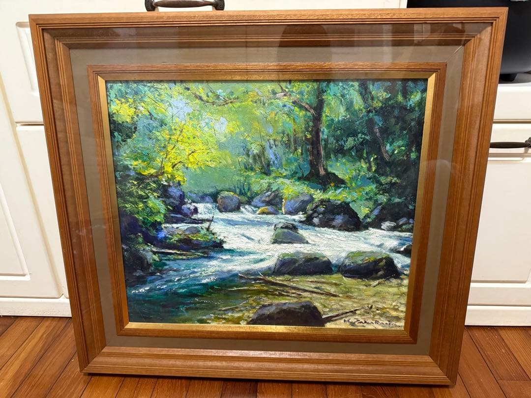 53.「初夏の奥入瀬」髙橋一善 油絵