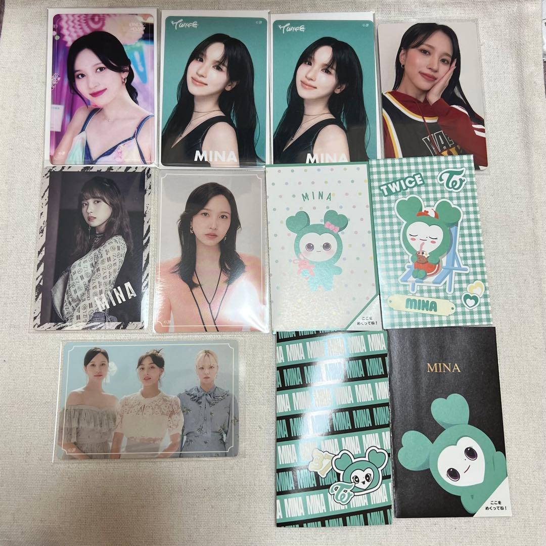 TWICE ミナ 1万円購入特典トレカ FCくじトレカ - メルカリ