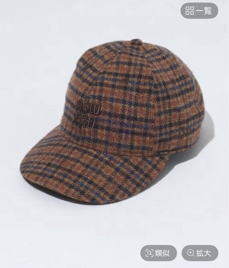 NEW ERA ジーナシス　ニューエラ　チェックキャップ