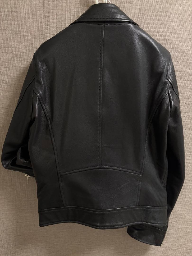 PAUL SMITH ダブルライダースジャケット 黒 - メルカリ