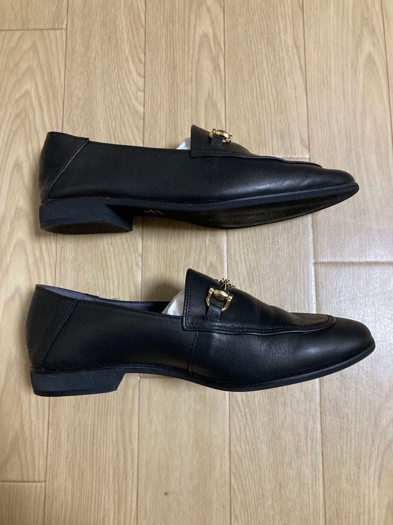 美品】LE TALON ルタロン レザービットバブーシュ ローファー 23.5