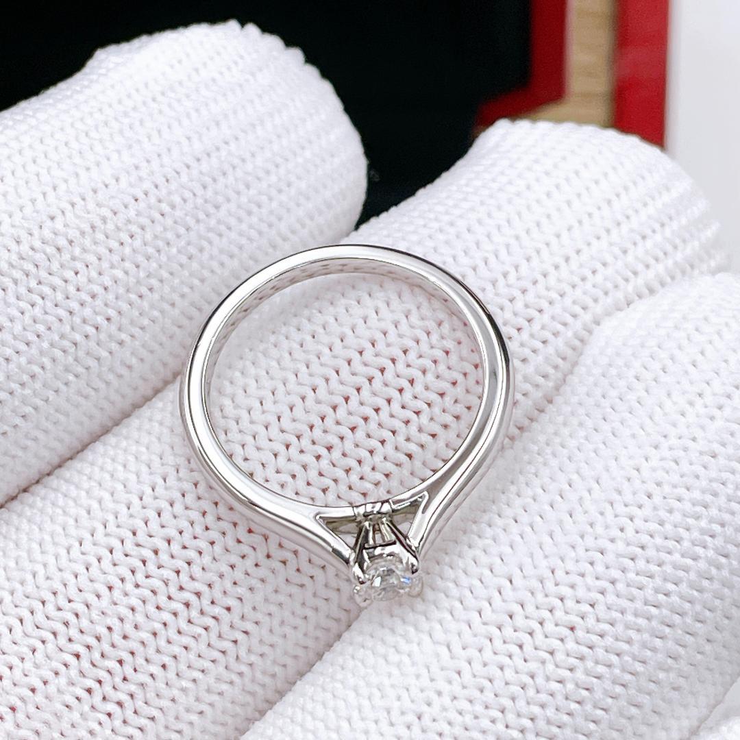 ◇カルティエ◇新品仕上済 1837 ソリテール ダイヤ リング 0.24C PT