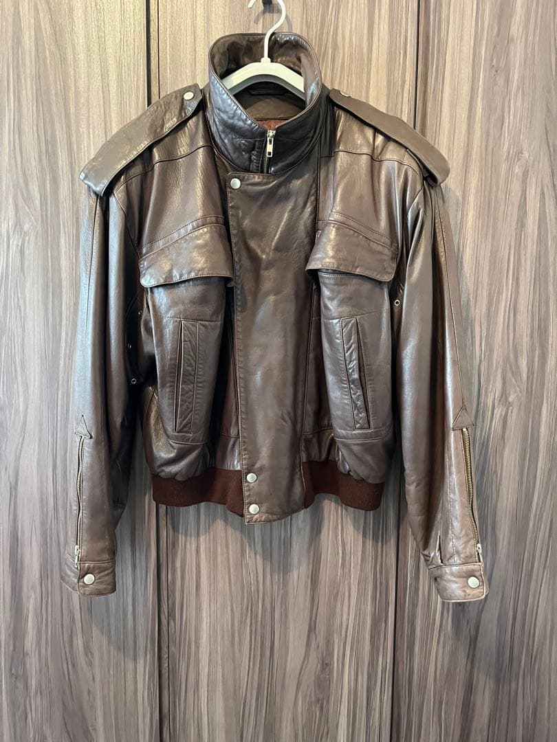 CLAUDE MONTANA レザージャケット