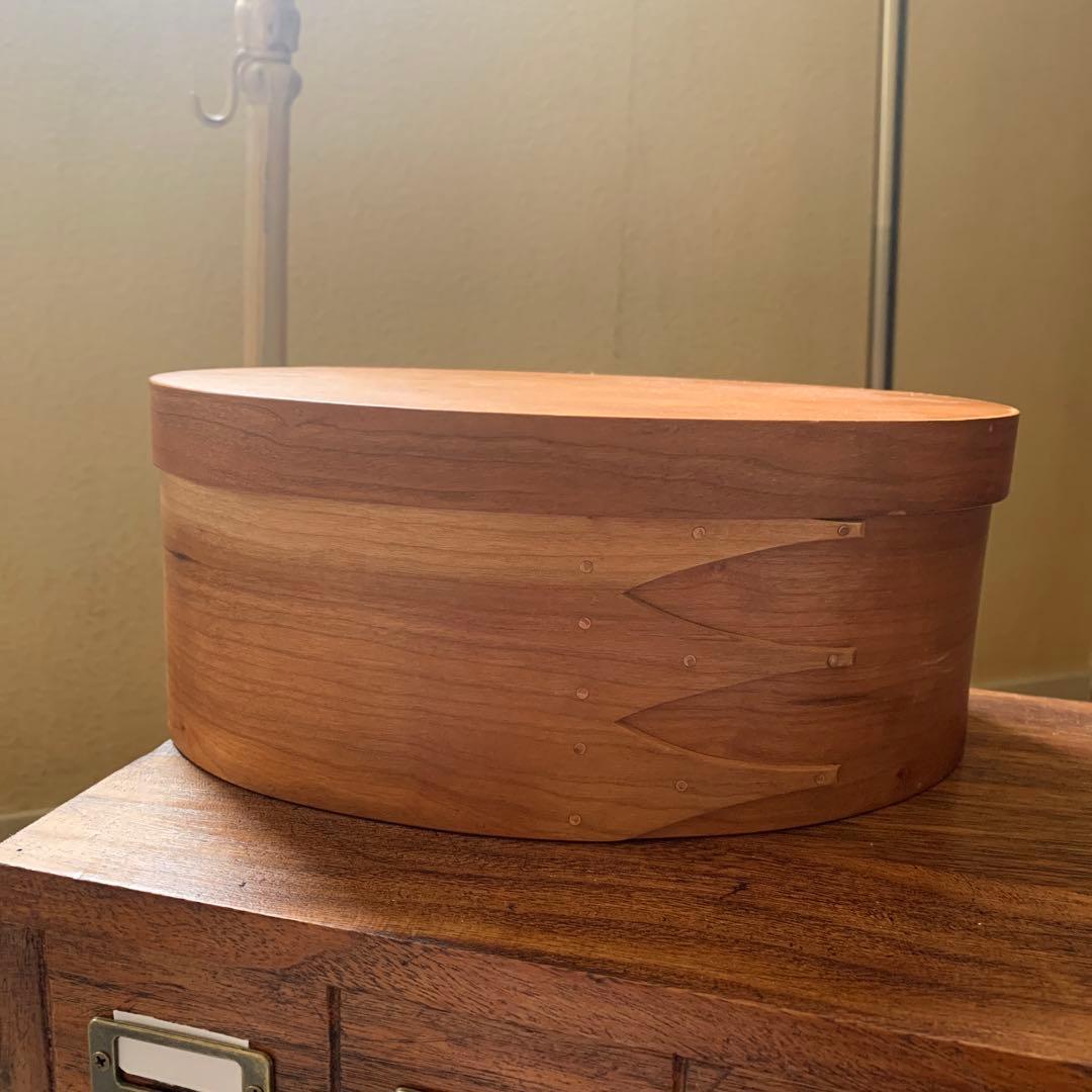 シェーカーボックス 木箱 IDEE オーバル 大きめ 収納箱