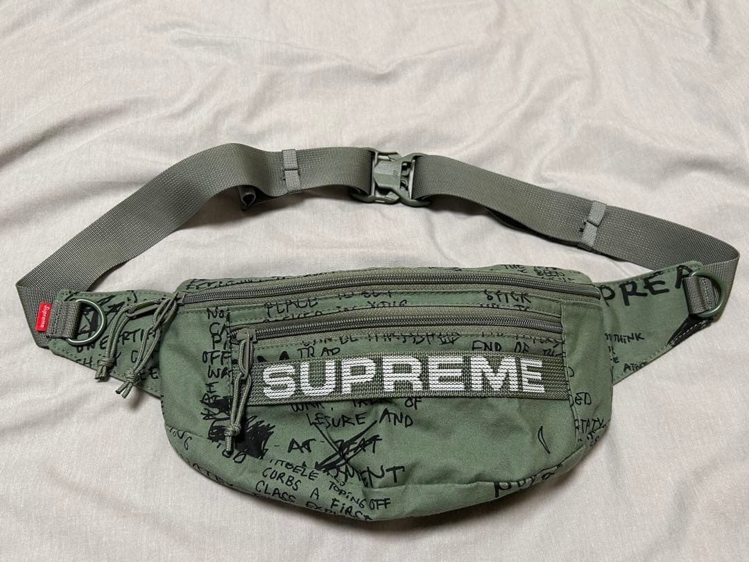 SUPREME ウエストバッグ　ポーチField Wais Olive Gonz