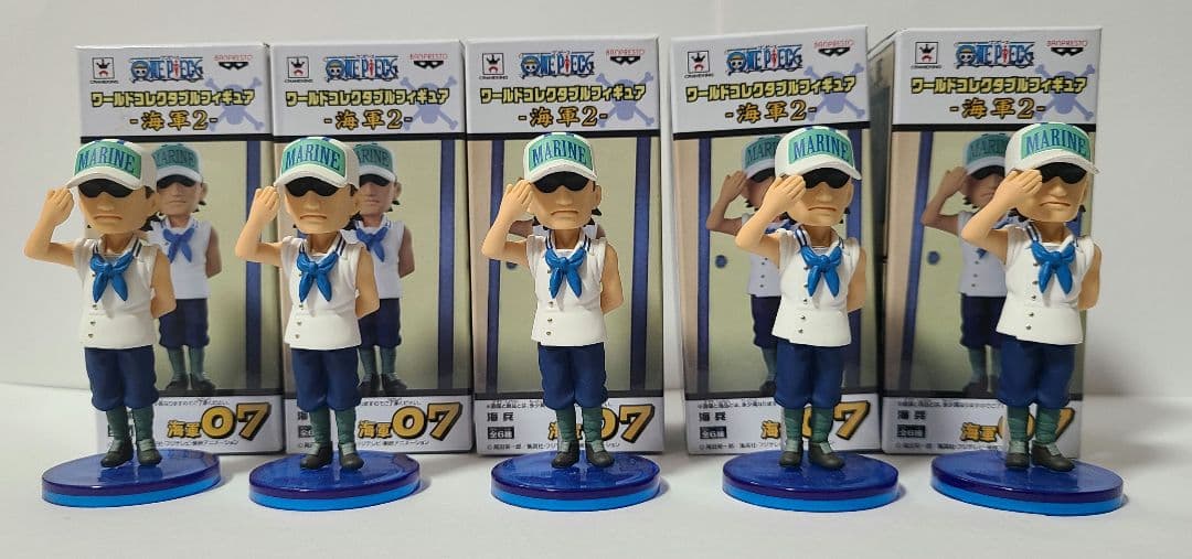 ワンピース　ワーコレ　海兵　フィギュア　５体セット
