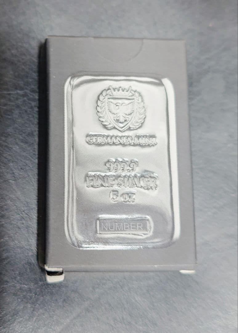 ポーランドゲルマニア　 999.9純銀 5オンス　キャスト バー　保証書付き 楽天市場】即納・追跡可 【正規販売店】5オンス ポーランド ジャー