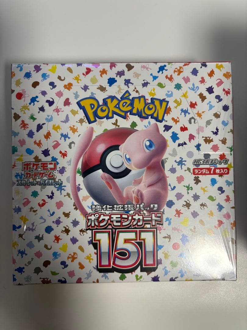 【1ボックス、未開封シュリンク付】ポケモンカード151