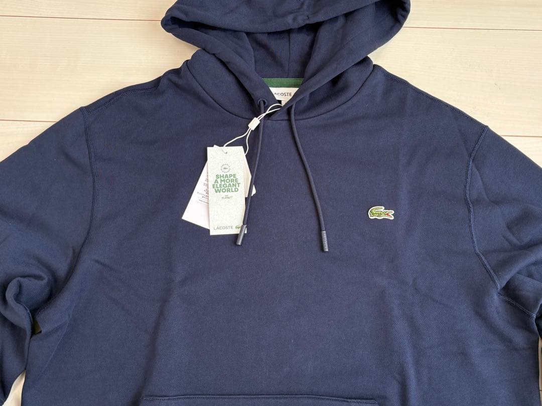 未使用)ラコステ プレミアムスウェットフーディー メンズ サイズ5/L