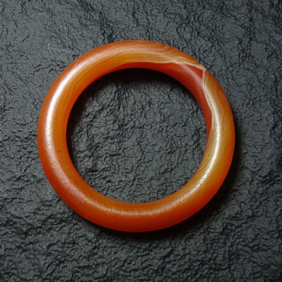 明时代 红玛瑙手镯 缠丝玛瑙 C1A147