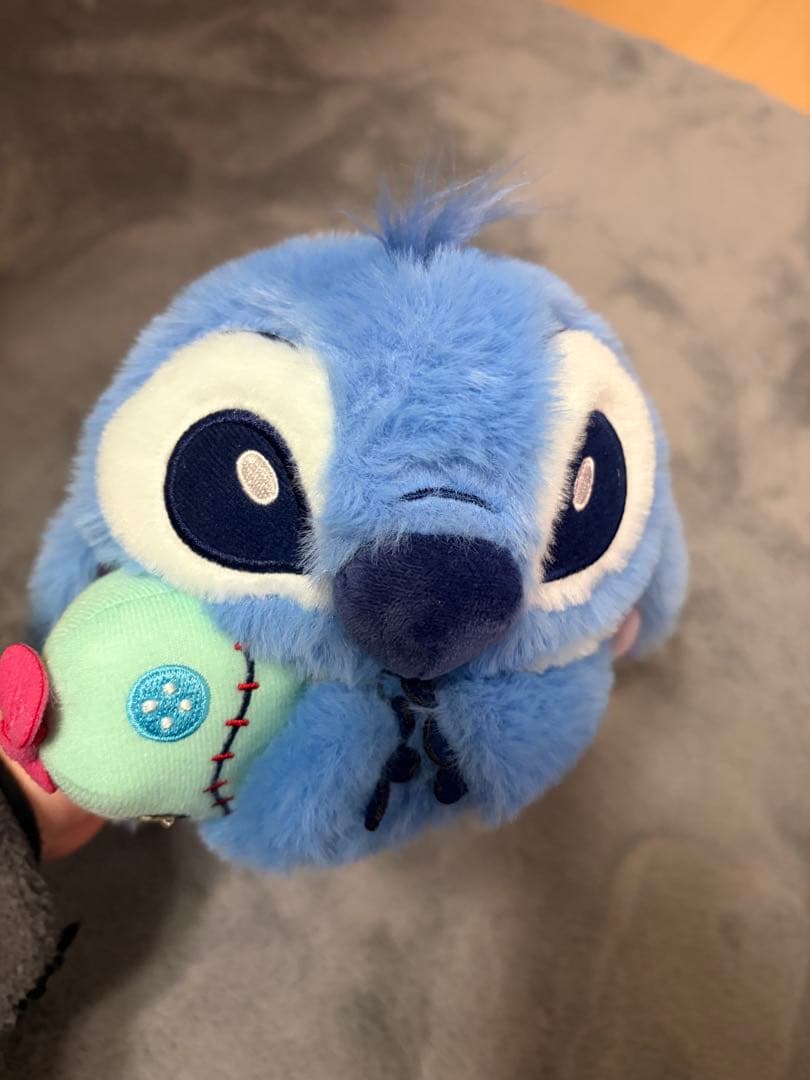 スティッチペンケース　スクランプ ディズニー スティッチ＆スクランプ 筆箱 ぬいぐるみ風 ペンケース