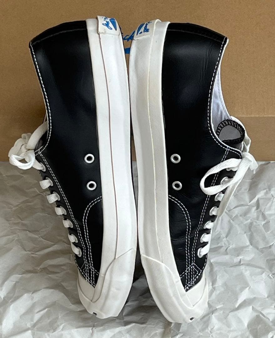 t*y様 美品 廃盤 生産終了 ジャックパーセル レザー ブラック 黒 28.0