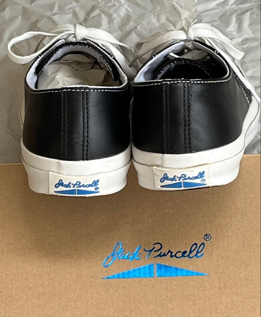 t*y様 美品 廃盤 生産終了 ジャックパーセル レザー ブラック 黒 28.0