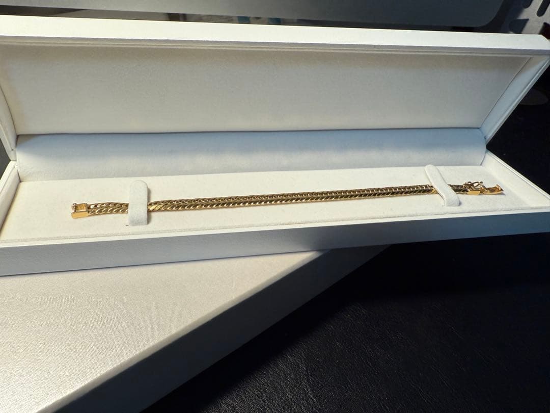 《GINZA TANAKA/日本製18金/K18》 喜平ブレスレット18.4g