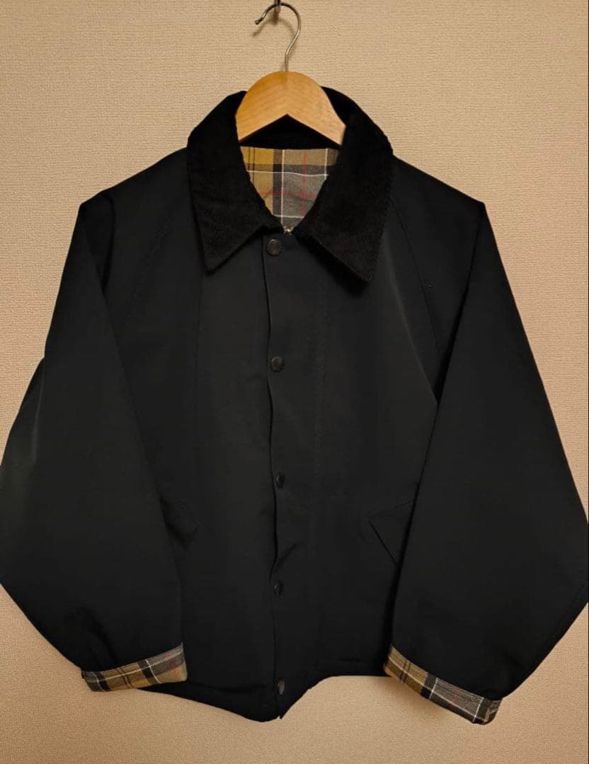 Barbour トランスポート　リバーシブルブルゾン ノンワックス　40