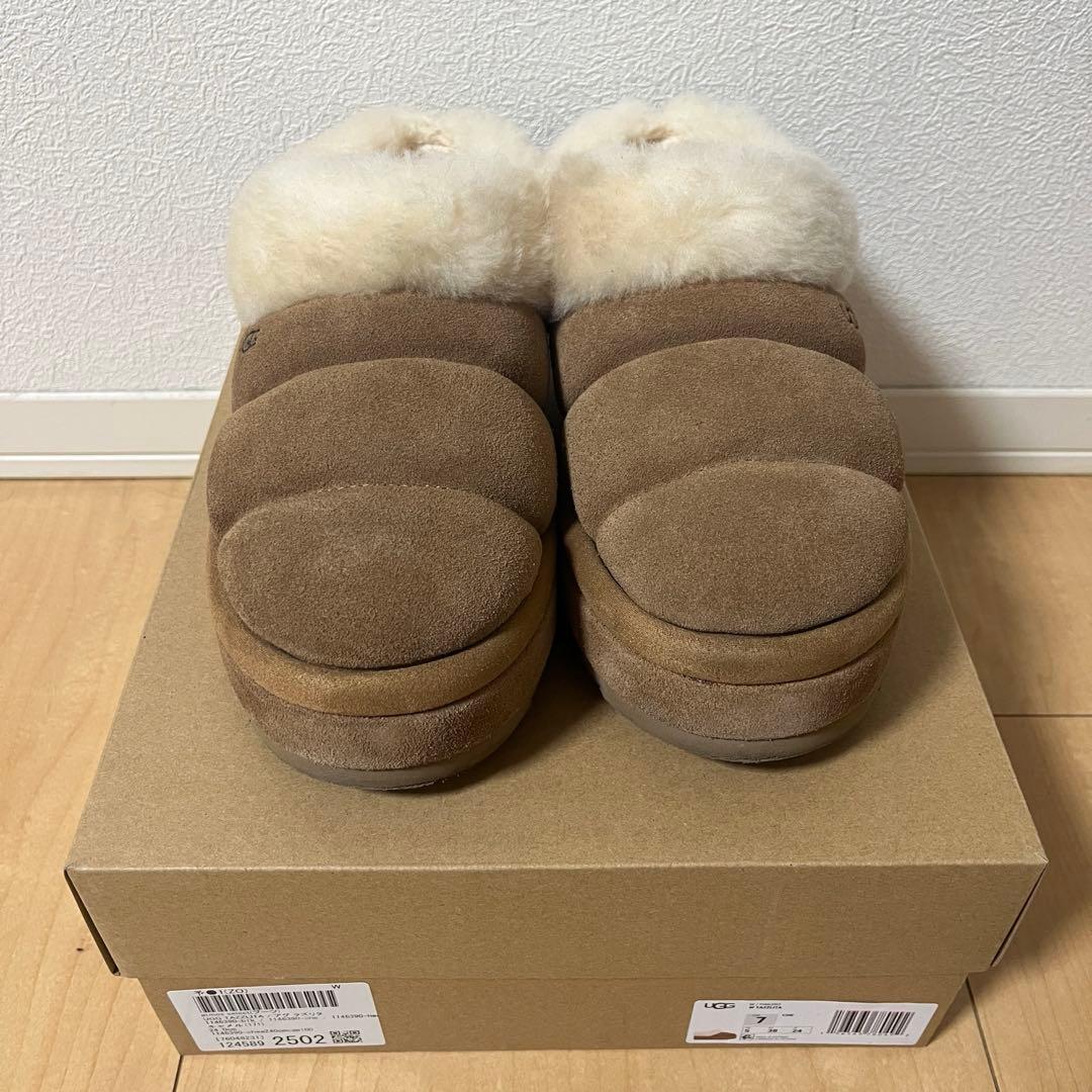 UGG TAZZLITA アグ タズリタ ムートンブーツ キャメル 24.0cm