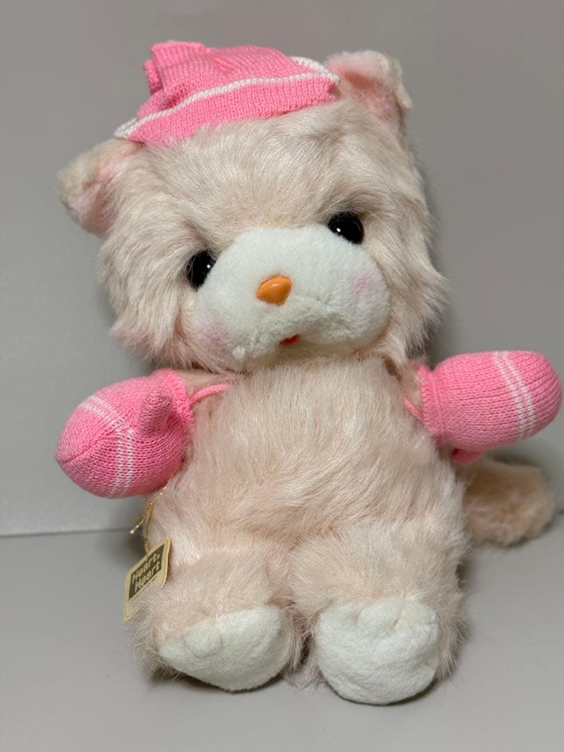 【当時物】　Heart &Heart ナカジマ　ぬいぐるみ　昭和　レトロ　ねこ
