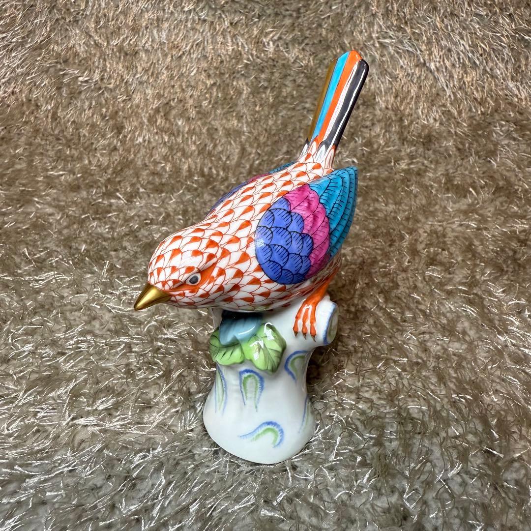 ヘレンド　置物　フィギュリン　小鳥