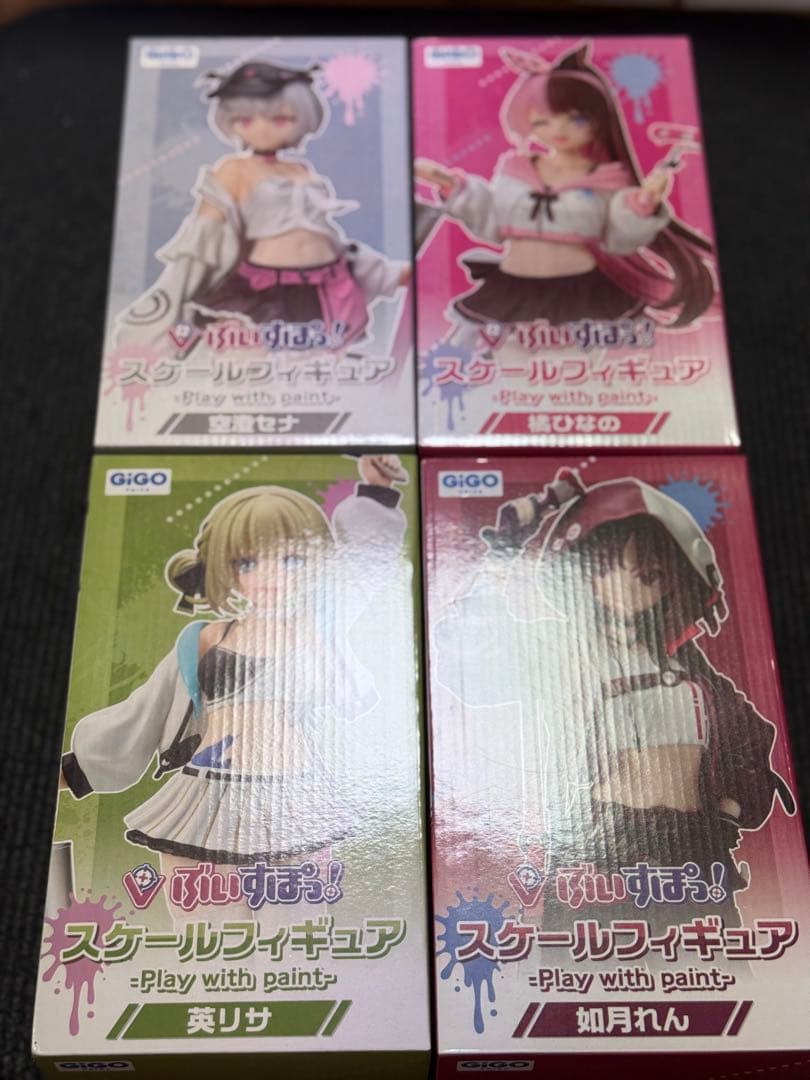 GIGO限定 ぶいすぽっ！ フィギュア 如月れん 英リサ 橘ひなの 空澄セナ