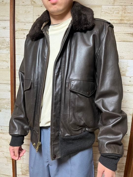 ショット SCHOTT 184SM A-2 レザーフライトジャケット - メルカリ