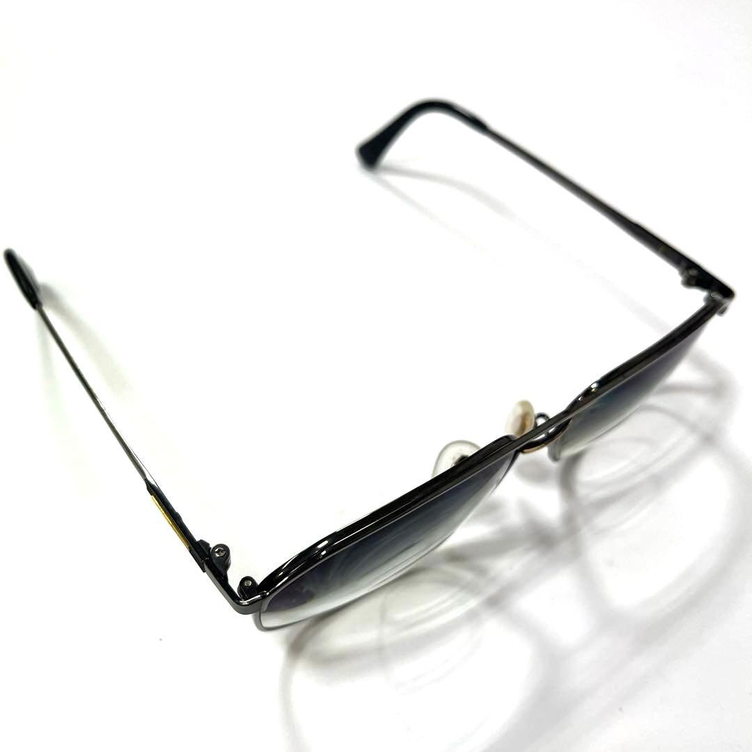 【K18刻印あり】《NEW YORK COLLECTION》チタン　度入りメガネ