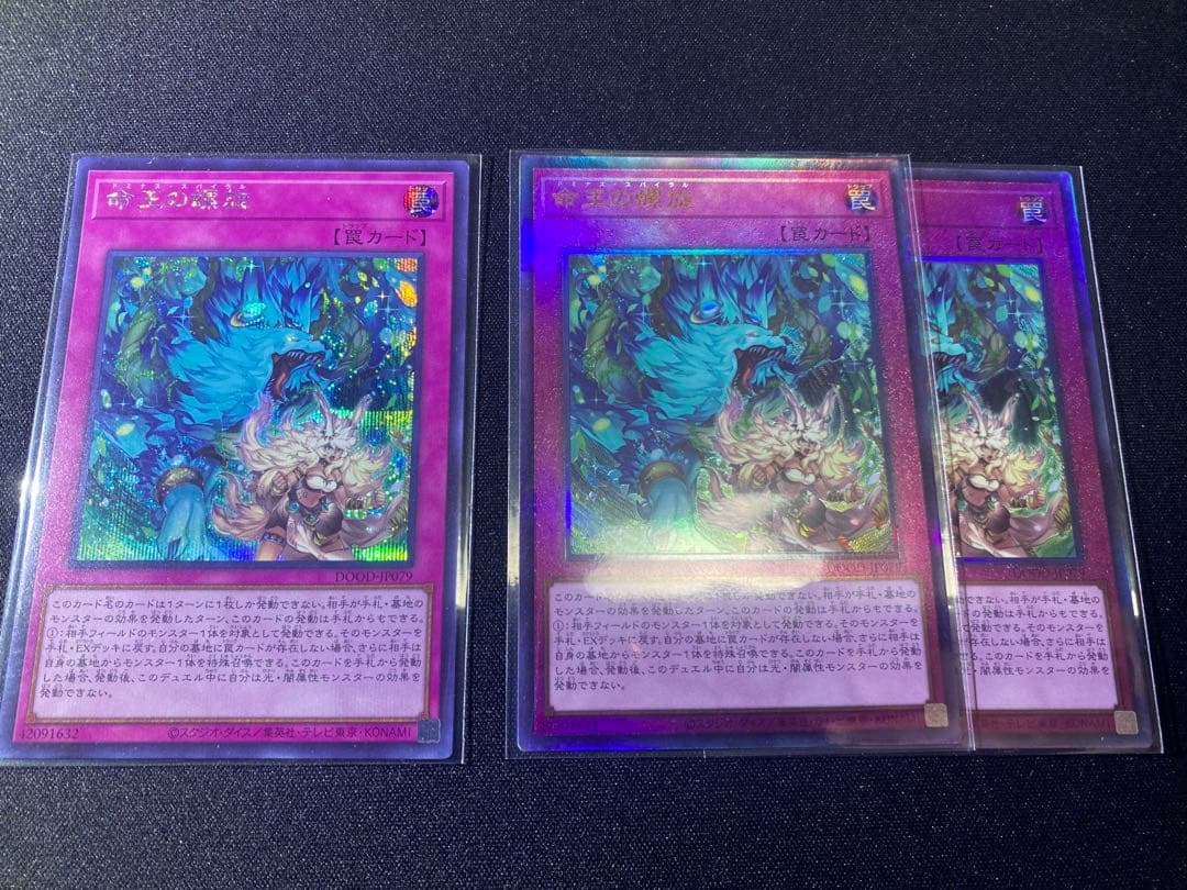 遊戯王 命王の螺旋 ドミナススパイラル シク1枚 レリーフ 2枚 - メルカリ