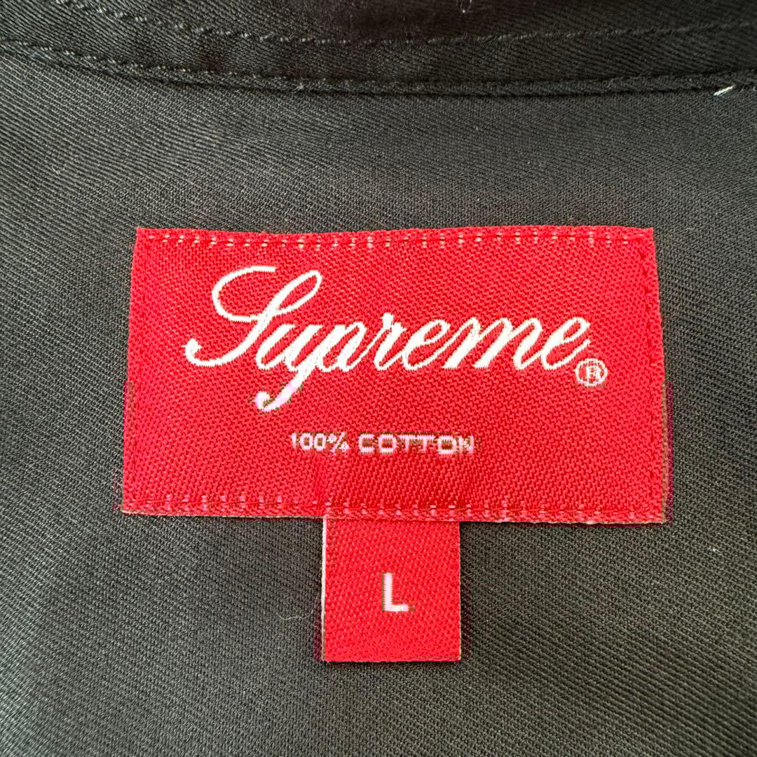 ウォンビン着用✨】シュプリーム スモールボックスロゴ 長袖シャツ 黒