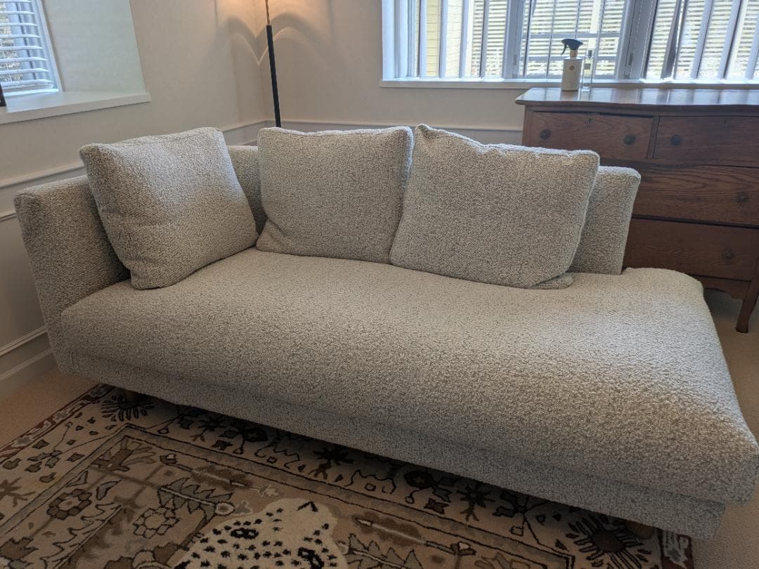 rina/moda en casaホワイト2.5人掛けソファ