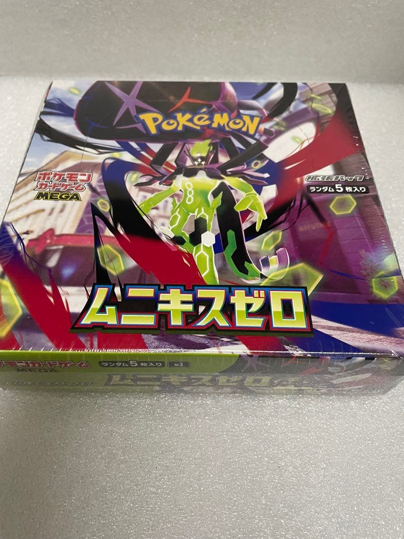 ポケモンカードゲーム MEGAムニキスゼロ シュリンク付き　未開封新品　1BOX