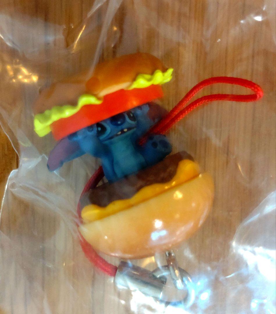 新品未使用未開封品 スティッチ ハンバーガーマスコット ストラップ