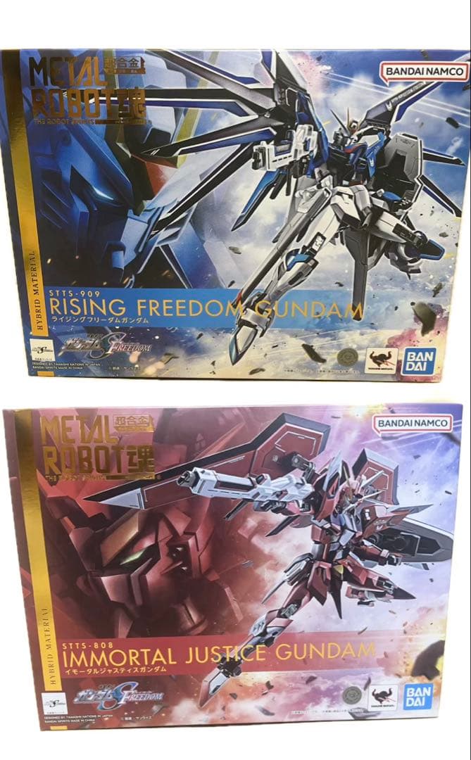 ライジングフリーダム イモータルジャスティス メタルロボット魂 2点セット